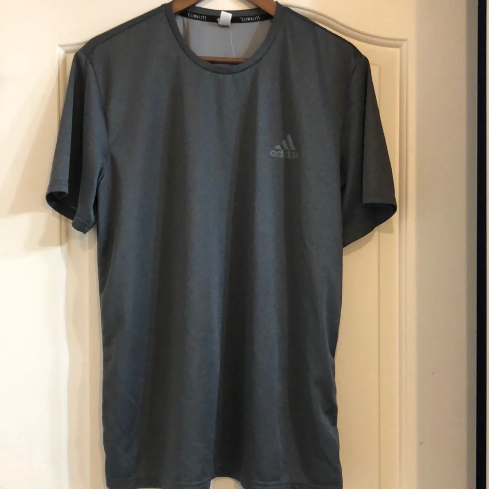 ADIDAS Men’s Gray T-shirt Size Large - Picture 1 of 8